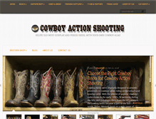 Tablet Screenshot of cowboyactionshooting.com